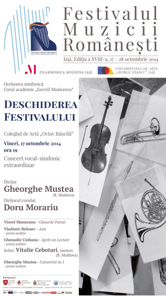 Deschiderea Festivalului - Concert vocal-simfonic extraordinar @ Colegiul de Artă O. Băncilă